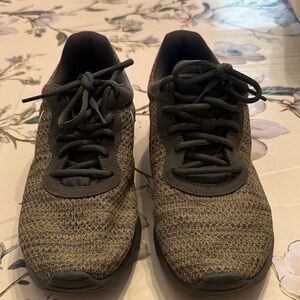 Men's tan and gray Nikes men Sneakers, size 9.